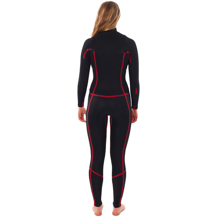 2023 Rip Curl Womens Dawn Patrol Performance 4/3mm Chest Zip Wetsuit WSMYBW - Navy